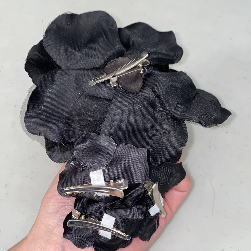 Flower lace headbands decorative hair accessories for babies